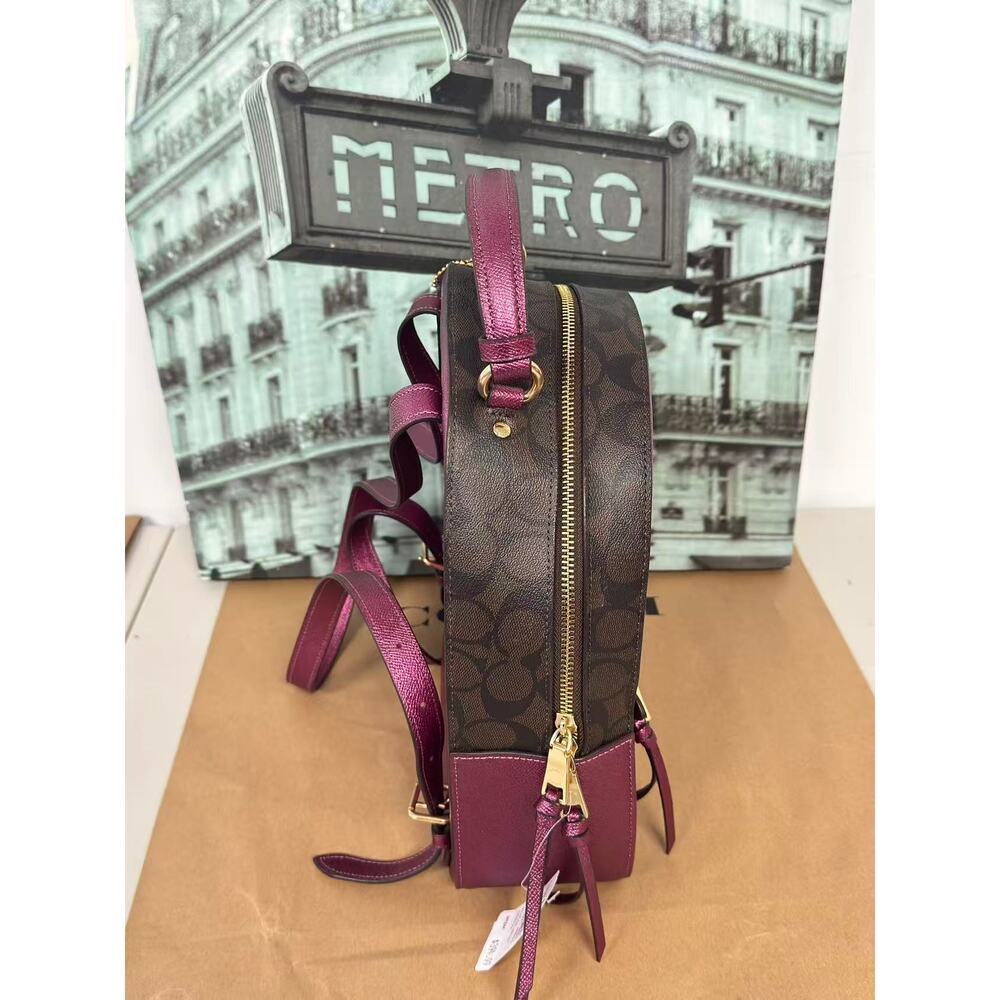 Coach F85029 Jordyn Backpack In Signature Canvas - Picture 3 of 7